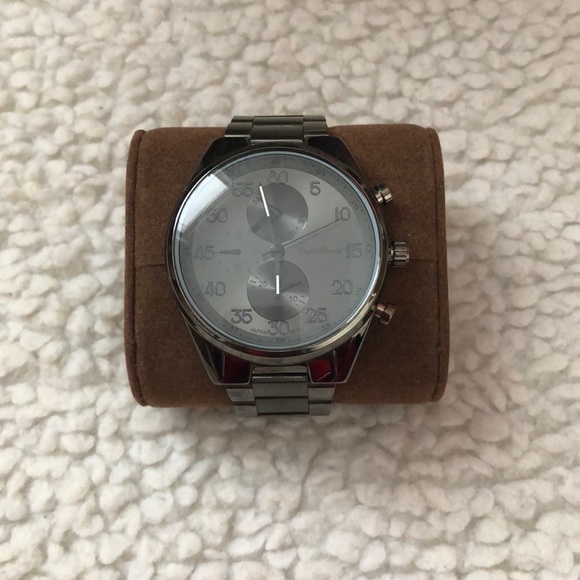 Stainless Steel Quartz Movement Mens Watch NWOB - Picture 2 of 7